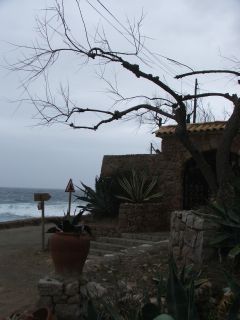 mediteranes Haus am Meer